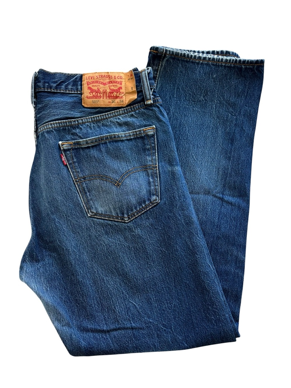 Levi’s 501 36 x 34 36x34 button fly jeans. Vintage 2001. See info.